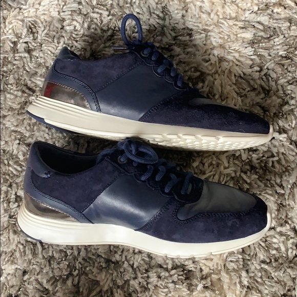 Navy Cole Haan Grand Øs Sneaker (grand crosscourt) - Picture 6 of 7